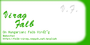 virag falb business card